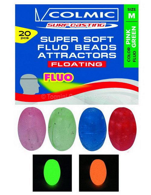 colmic super soft fluo beads attractors floating