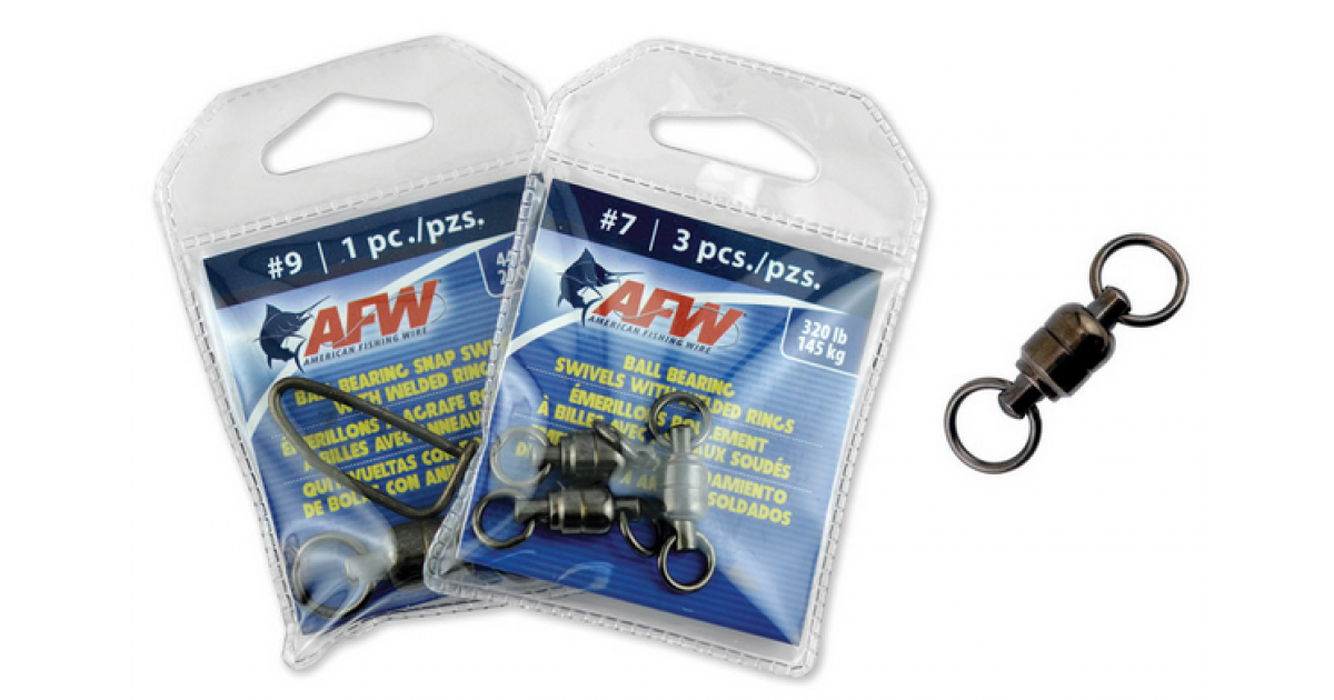 AFW BALL BEARING CRANE SWIVELS 5  accessories swivels and snaps