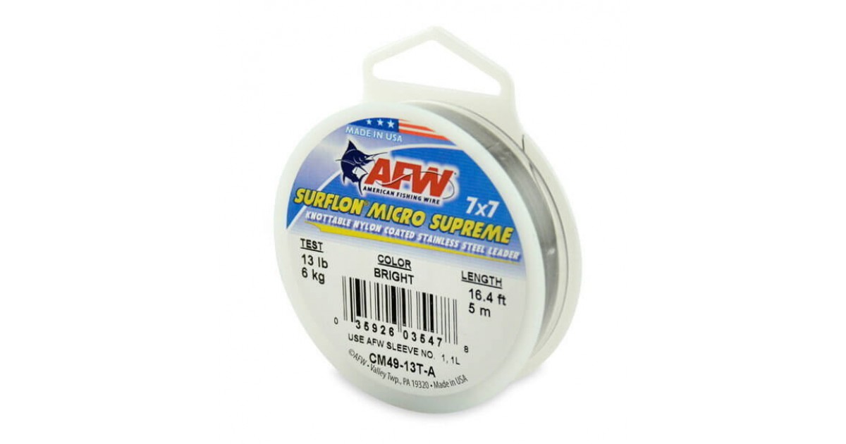 AFW - Surflon Micro Supreme Nylon Coated 7x7 Stainless Steel