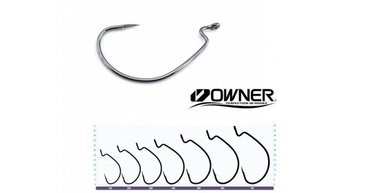 owner wide gap plus 5139  accessories soft bait hooks - Tognini