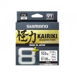 SHIMANO KAIRIKI 8+ 300mt. STEEL GRAY 