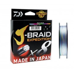 DAIWA J BRAID EXPEDITION X8 300M. MULTI COLOR 