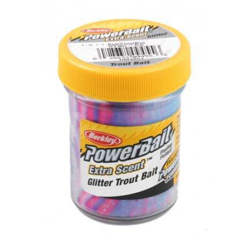 BERKLEY POWERBAIT EXTRA SCENT GLITTER TROUT BAIT