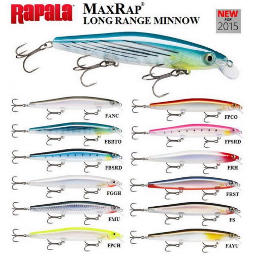 RAPALA MAX RAP LONG RANGE MINNOW