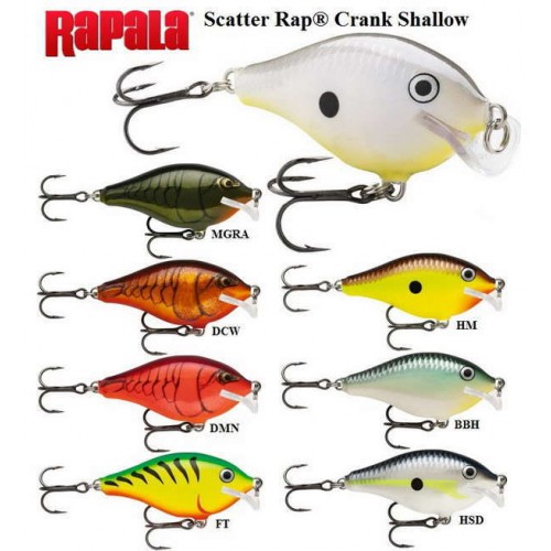 RAPALA SCATTER RAP CRANK SHALLOW