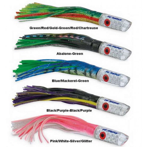 HI-SEAS DIABLO SERIES SOFT RESIN HEAD TROLLING LURE