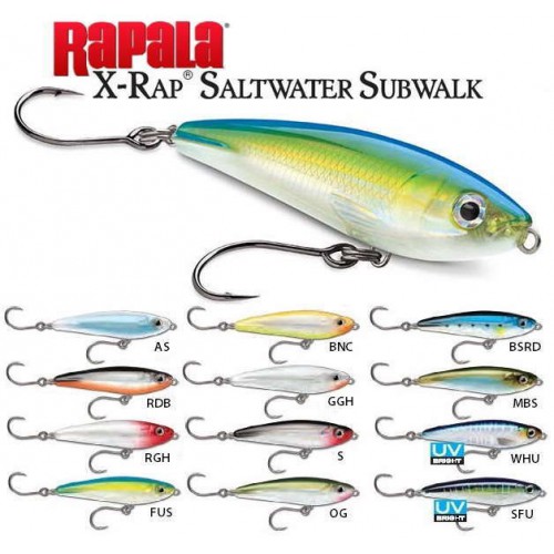 RAPALA X-RAP SALTWATER SUBWALK 7CM