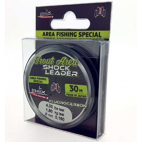 MOLIX TROUT AREA SHOCK LEADER FLUOROCARBON