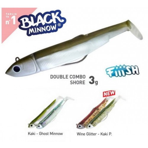 FIIISH BLACK MINNOW 70 DOUBLE COMBO SHORE 3G.