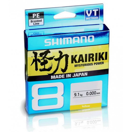 SHIMANO KAIRIKI 8 VT 150MT. YELLOW 