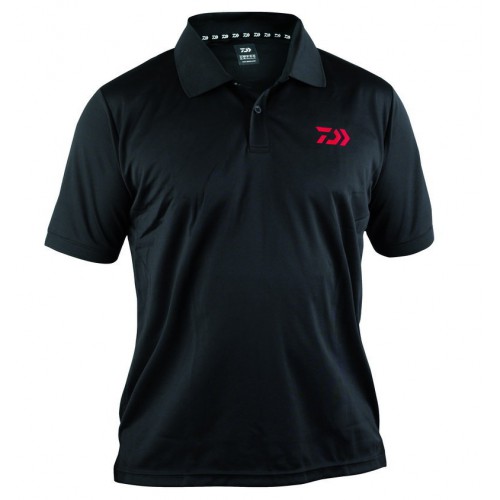 DAIWA POLO SHIRT 51119 BLACK