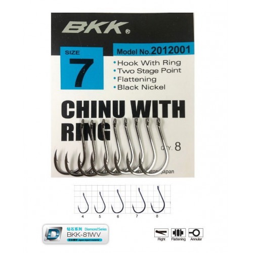 BKK CHINU WITH RING BLACK NICKEL