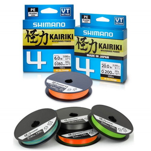 SHIMANO KAIRIKI 4 150MT. MANTIS GREEN