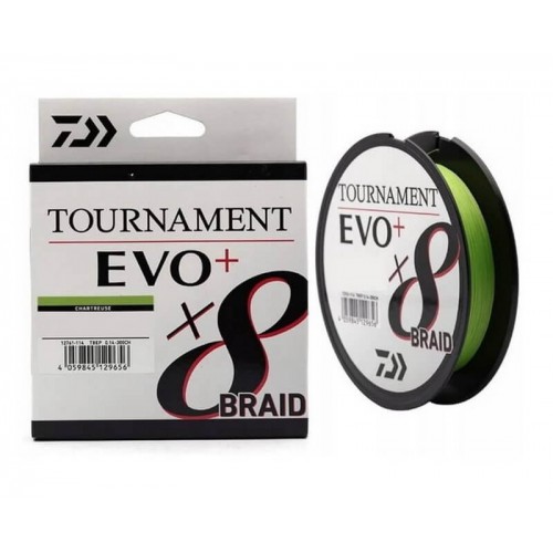 DAIWA TOURNAMENT X8 BRAID EVO + CHARTREUSE 135M.