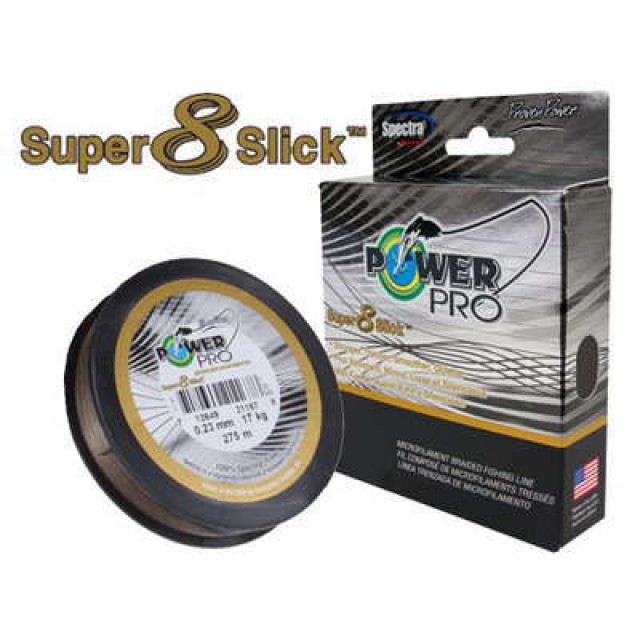 POWER PRO SUPER 8 SLICK BROWN 135mt. 