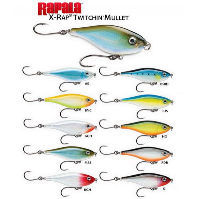 RAPALA X-RAP TWITCHIN MULLET 