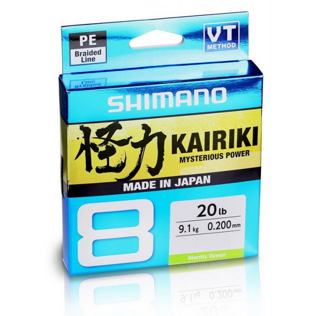 SHIMANO KAIRIKI 8 VT 300MT. MANTIS GREEN 