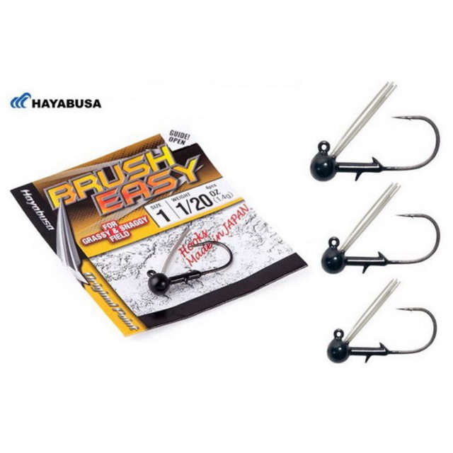 HAYABUSA BRUSH EASY JIG HEADS 