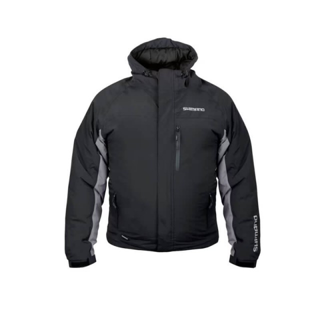 SHIMANO RAIN JACKET PADDED BLACK 