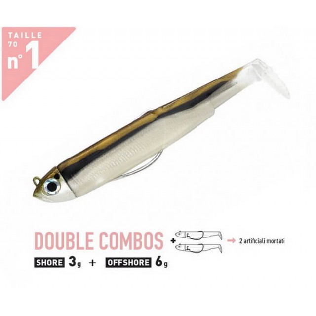 FIIISH BLACK MINNOW 70 DOUBLE COMBO 3/6G. 