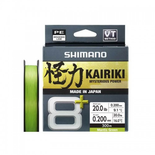 SHIMANO KAIRIKI 8+ 300mt. MANTIS GREEN