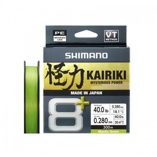 SHIMANO KAIRIKI 8+ 300mt. MANTIS GREEN