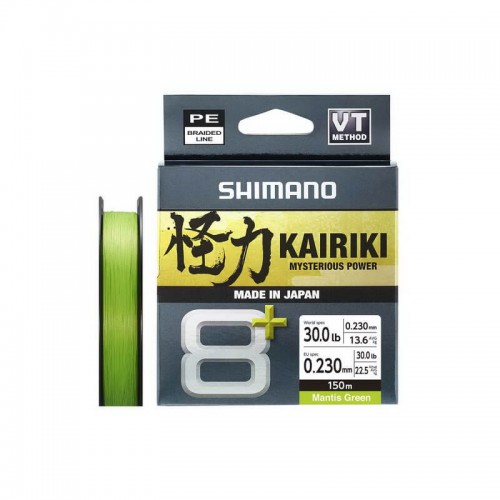 SHIMANO KAIRIKI 8+ 150mt. MANTIS GREEN