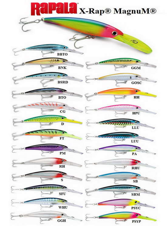 RAPALA X-RAP MAGNUM 30 FEET