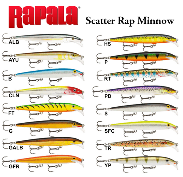 RAPALA SCATTER RAP MINNOW