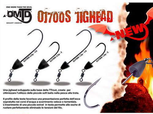 OMTD T TROUT JIGHEAD SWIVEL