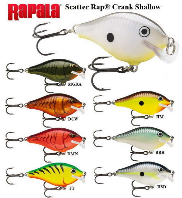 RAPALA SCATTER RAP CRANK SHALLOW