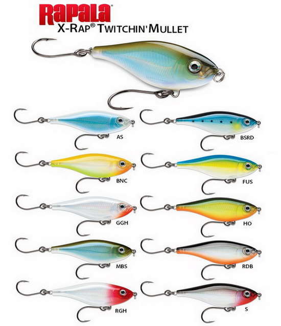 RAPALA X-RAP TWITCHIN MULLET