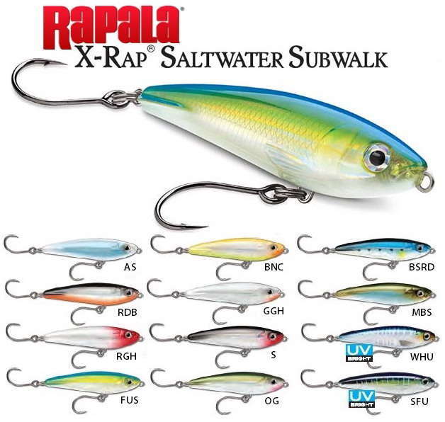 RAPALA X-RAP SALTWATER SUBWALK 7CM