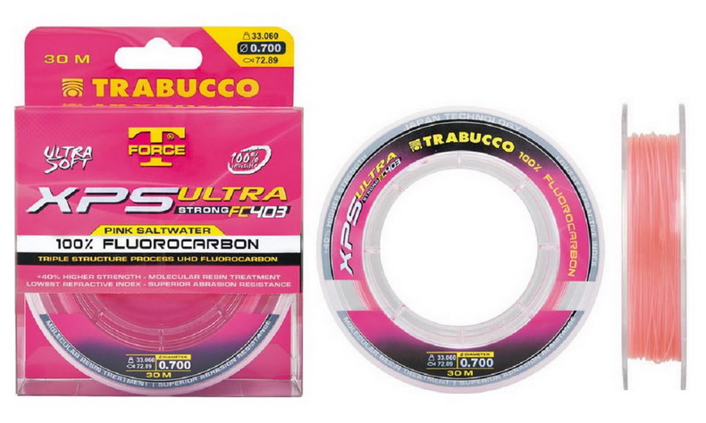 TRABUCCO T-FORCE XPS ULTRA STRONG FC 403 PINK SALTWATER