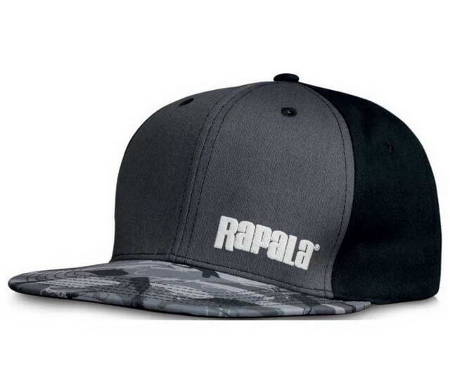 RAPALA LURE CAMO FLAT BRIM CAP