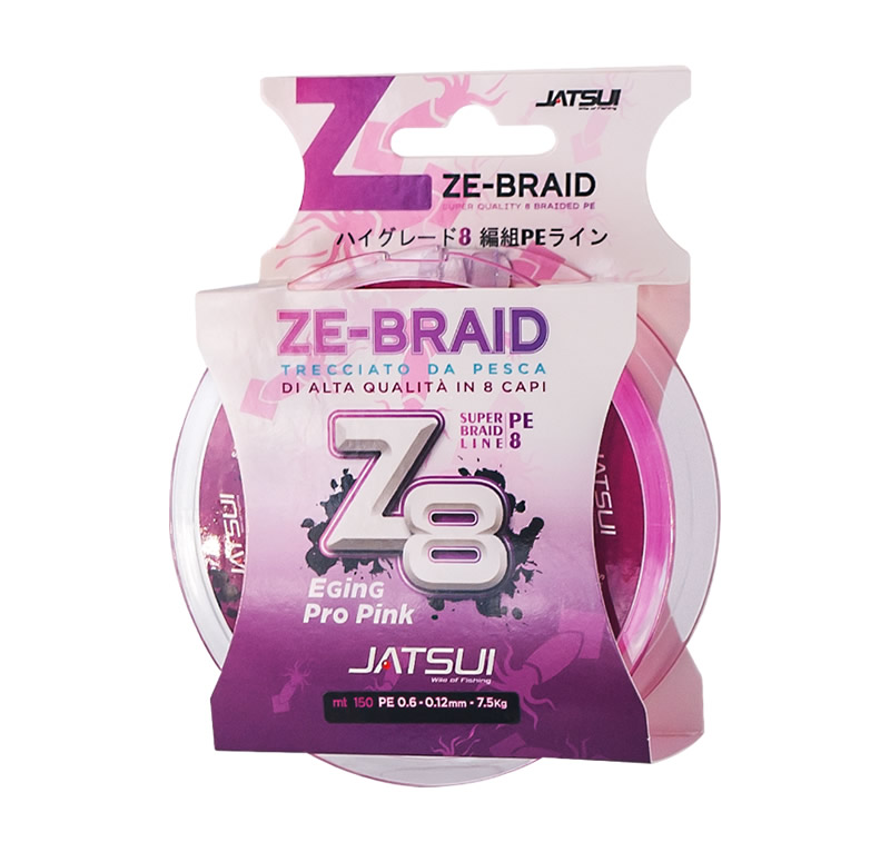 JATSUI ZE-BRAID Z8 EGING PRO PINK