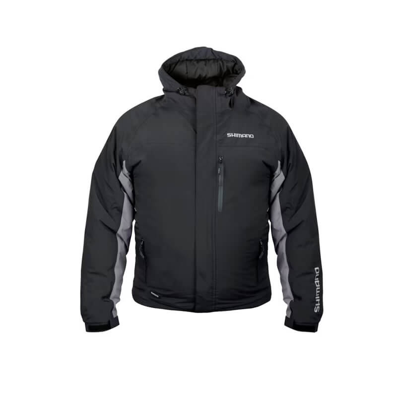 SHIMANO RAIN JACKET PADDED BLACK