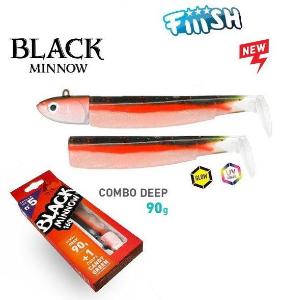 FIIISH BLACK MINNOW 140 COMBO DEEP 60G.