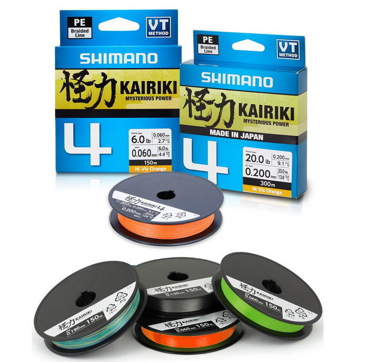 SHIMANO KAIRIKI 4 150MT. MANTIS GREEN