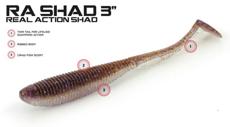 MOLIX RA SHAD 3''